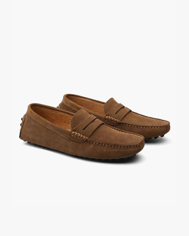 Suede Driver Loafers Volk Belmont