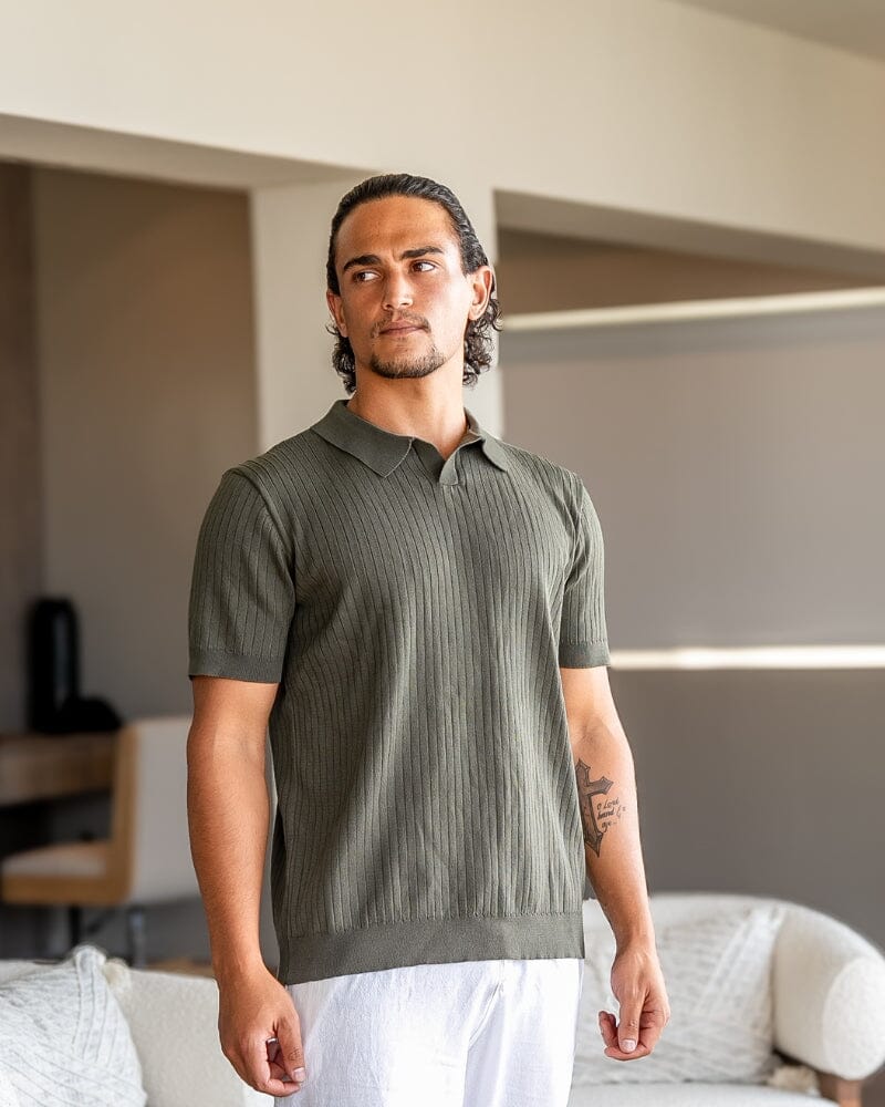 Premium Striped Polo Volk Belmont