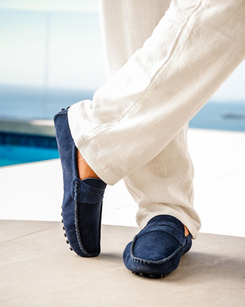 Suede Driver Loafers Volk Belmont