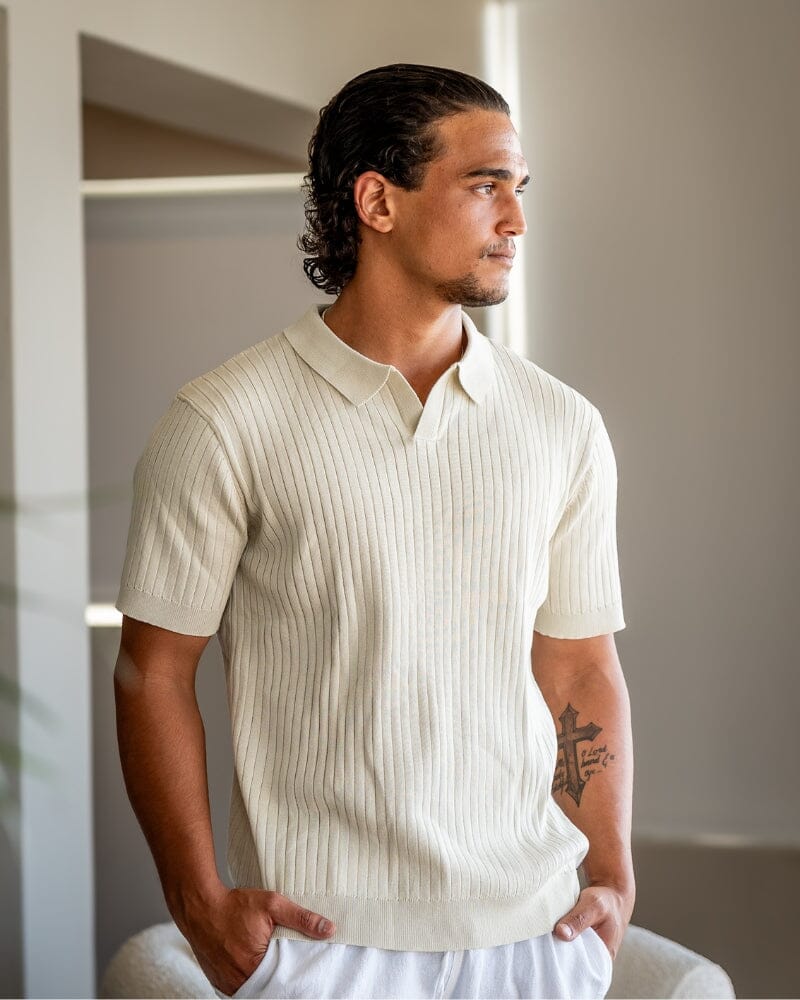 Premium Striped Polo Volk Belmont