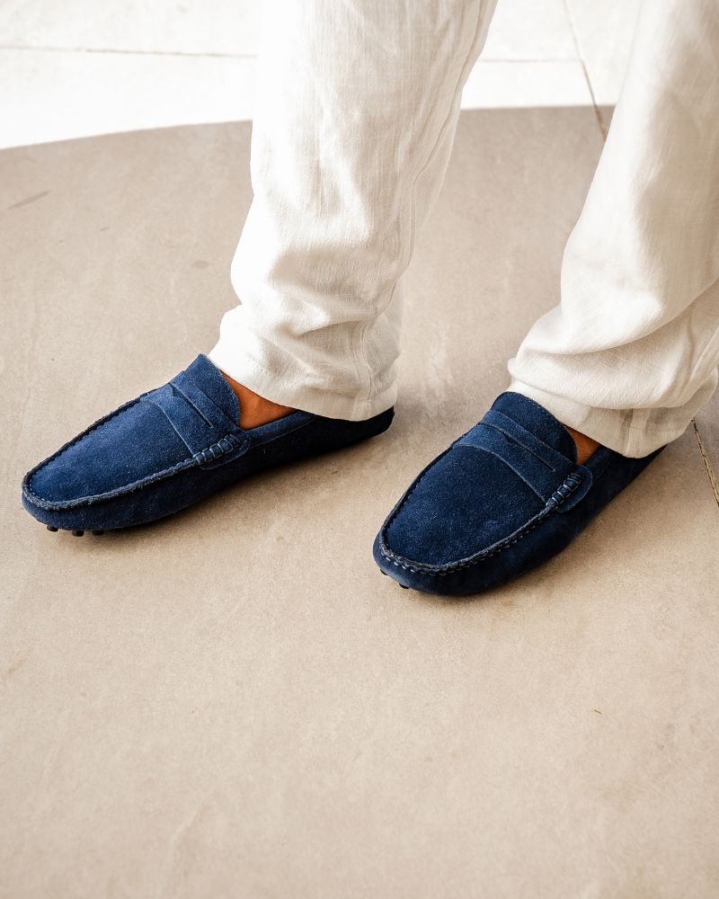 Suede Driver Loafers Volk Belmont